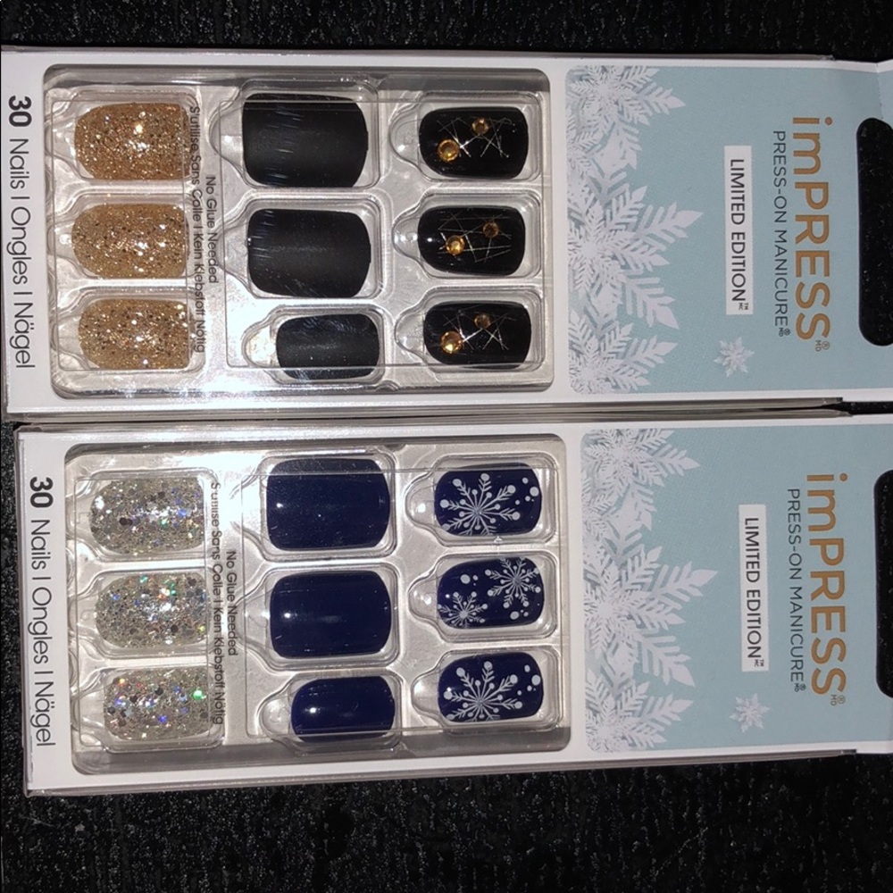 Cute Festive Press Ons!